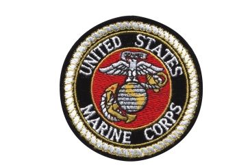 Image of Rothco Deluxe USMC Round Patch, 1649