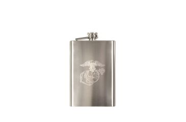 Image of Rothco Engraved Stainless Steel Flasks, 631-Marines