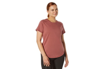 Image of Rothco Essential Moisture Wicking Raglan Sleeve T-Shirt - Womens, Terracotta, Small, 13254-Terracotta-S