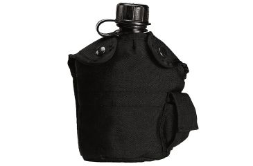 Image of Rothco G.I. Type Enhanced Nylon 1qt. Canteen Cover, Black, 40010-Black