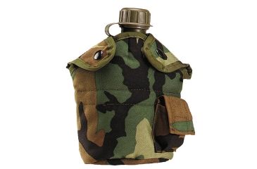 Image of Rothco G.I. Type Enhanced Nylon 1qt. Canteen Cover, Woodland Camo, 40012-WoodlandCamo
