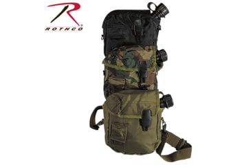 Image of Rothco G.I. Type Enhanced Nylon 2qt. Bladder Canteen Cover, Black, 1261-Black