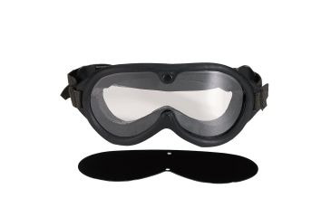 Image of Rothco G.I. Type Sun, Wind &amp; Dust Goggles, Black, 10347-Black