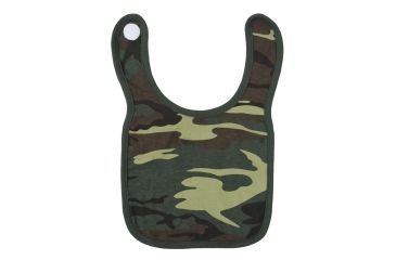 Image of Rothco Infant Camo Bib, Woodland Camo, 66045-WoodlandCamo