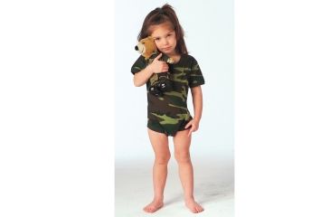 Image of Rothco Camo One-piece - Infant, 3M-6M, Woodland Camo, 66055-605