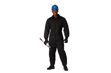 Image of Rothco Insulated Coveralls, Black, XL, 9015-Black-XL