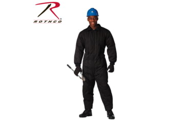 Image of Rothco Insulated Coveralls, Black, 6XL, 9119-Black-6XL