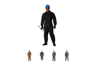 Image of Rothco Insulated Coveralls, Black, Coyote Brown, Navy Blue, Smokey Branch Camo, Woodland Camo