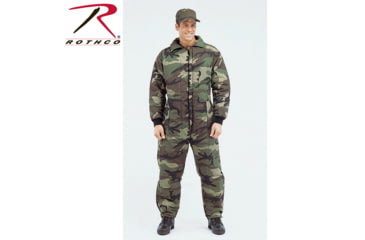 Image of Rothco Insulated Coveralls, Woodland Camo, 4XL, 7039-WoodlandCamo-4XL
