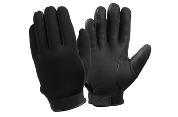 Image of Rothco Insulated Duty Gloves, Mens, Neoprene, Waterproof, Black, Large, 3558-835