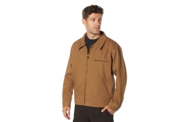 Image of Rothco Lightweight Canvas Work Jacket - Mens, Work Brown, Small, 92535-WorkBrown-S
