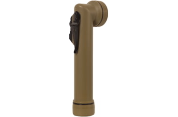 Image of Rothco Mini LED Army Style Flashlight, AA, 6 LED Clear/Red/Blue/Green Bulbs, Coyote Brown, 52820-CoyoteBrown