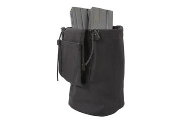 Image of Rothco MOLLE Roll-Up Utility Dump Pouch, Black, 51007-Black