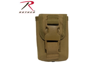 Image of Rothco MOLLE Strobe/GPS/Compass Pouch, Coyote Brown, 98540-CoyoteBrown