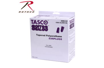 Image of Rothco Non-Corded Earplugs, Purple, 3684
