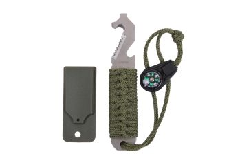 Image of Rothco Paracord Survival Pry Tool, Olive Drab, 4684-OliveDrab