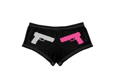 Image of Rothco Pink Guns Booty Shorts &amp; Tank Top, Extra Small, 3704-Bottom-XS
