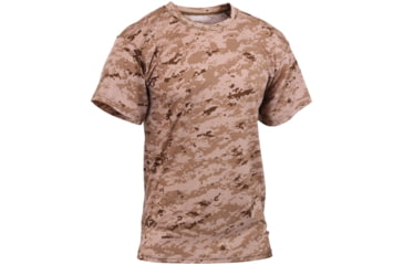 Image of Rothco Polyester Performance T-Shirt, Mens, Desert Digital Camo, Medium, 44040-021