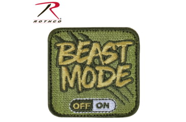 Image of Rothco Beast Mode Patch With Hook Back, 1869