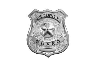 Image of Rothco Security Guard Badge, Silver, 1900-Silver