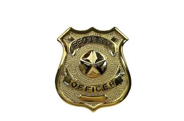Image of Rothco Security Officer Badge, Gold, 1905-Gold