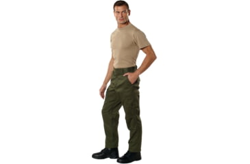 Image of Rothco Tactical BDU Pants, Olive Drab, Size 1, 7838-OliveDrab-1