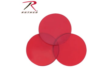Image of Rothco Mini Army Style Flashlight Red Lenses, 1325