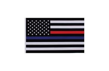 Image of Rothco Thin Blue and Thin Red Line Flag, 14456