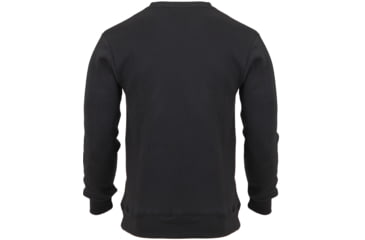 Image of Rothco Thin Blue Line Flag Crew Neck Sweatshirt, Mens, Black, 3XL, 2846