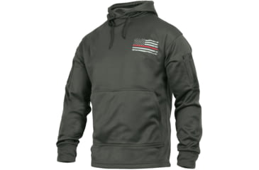 Image of Rothco Thin Red Line Concealed Carry Hoodie, Grey, Small, 2331-Grey-S