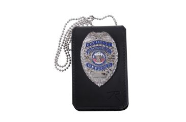 Image of Rothco Universal Leather Badge &amp; ID Holder, 1136