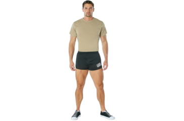 Image of Rothco US Flag Ranger PT Physical Training Shorts - Mens, Black, 3XL, 70054-3XL