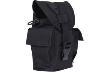 Image of Rothco Utility Pouch with Survival Kit Essentials, Black, 10189-Black