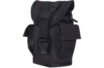 Image of Rothco Utility Pouch with Survival Kit Essentials, Black, 10189-Black
