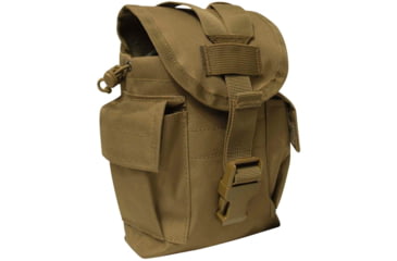 Image of Rothco Utility Pouch with Survival Kit Essentials, Coyote Brown, 10189-CoyoteBrown
