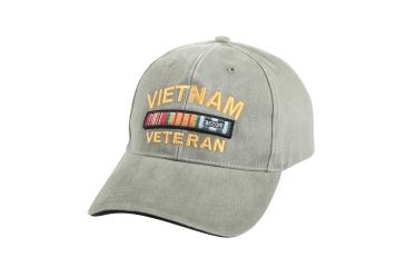Image of Rothco Vietnam Veteran Deluxe Vintage Low Profile Insignia Cap, 9721