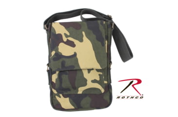 Image of Rothco Vintage Canvas Military Tech Bag, Khaki, 5795-Khaki