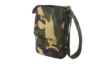 Image of Rothco Vintage Canvas Military Tech Bag, Woodland Camo, 5798-WoodlandCamo