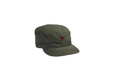 Image of Rothco Vintage Fatigue Cap w/ Red Star, Small, 4518-S