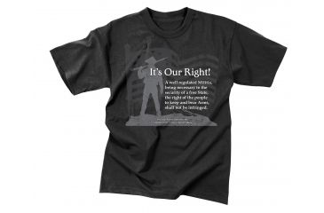 Image of Rothco Vintage Its Our Right T-Shirt, 3XL, 66139-3XL