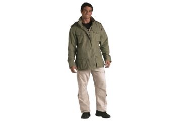 Image of Rothco Vintage Lightweight M-65 Field Jacket, Sage Green, XL, 8731-SageGreen-XL