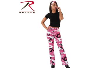 Image of Rothco Womens Camouflage Stretch Flare Pants