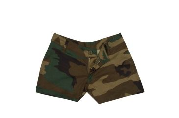Image of Rothco Womens Shorts, Woodland Camo, Extra Small, 3376-WoodlandCamo-XS