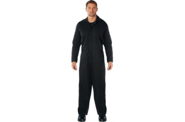 Image of Rothco Workwear Coverall, Black, Small, 10485-Black-S