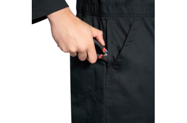 Image of Rothco Workwear Coverall, Black, Small, 10485-Black-S