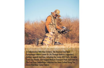 Image of Rothco X Bear Archery Fred Bear Camo Tactical BDU Pants, M 31in-35in Waist, 19020-M31-35Waist