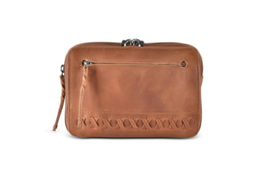 Image of Rounded Concealed Carry Kailey Leather Purse Pack By Lady Conceal, LCL-121-PRP-BLK
