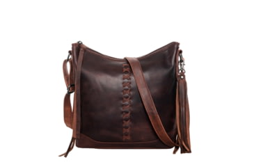 Image of Rounded Concealed Carry Purse Blake Leather Crossbody By Lady Conceal, LCL-110-CRS-DMH