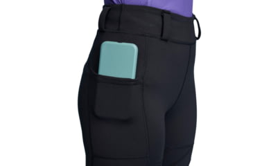 Image of Rounded Belt Loop Leggings, Black, Small, CEX-BLTLEGNS-BK-RH-SML