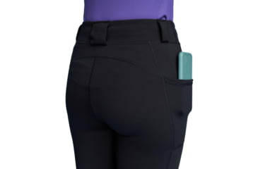 Image of Rounded Belt Loop Leggings, Black, Small, CEX-BLTLEGNS-BK-RH-SML